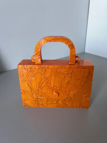 Bolsa estilé laranja