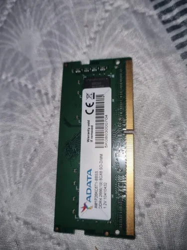 Memória RAM ADATA 8GB DDR4 2666MHz para Notebook