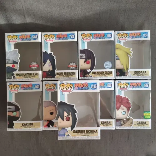 lote 9 caixas Funko Naruto Shippuden