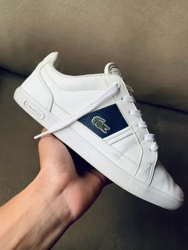Tênis Lacoste branco Original 
