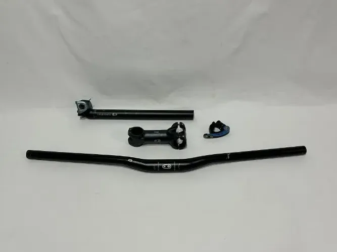 Kit Combo 4 Peças Crankbrothers Mesa Guidão Canote Abraçadeira USADO