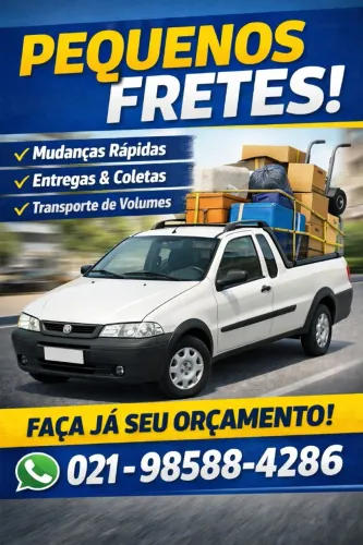 Fretes e mundacas Aparti de 50 reais 