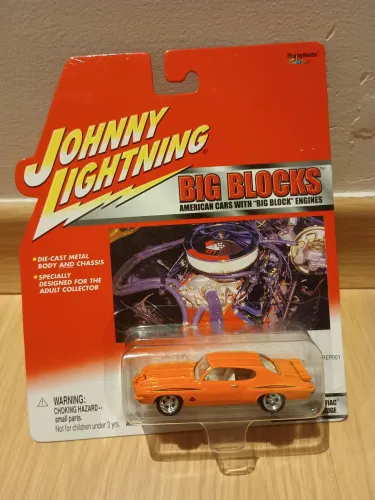 Miniatura pontiac gto the judge big blocks Johnny lightning 1:64