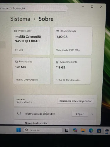 Notebook Acer