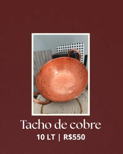 Tacho de Cobre