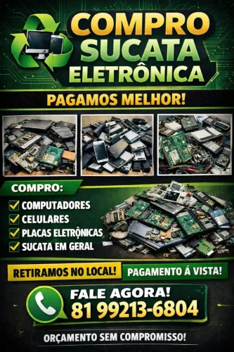 Eletronicos em geral reciclagem