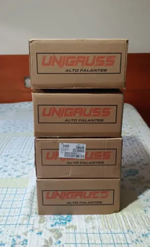 04 Falantes Unigauss 12 Polegadas 500W  Novos 