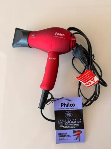 secador de cabelo philco titanium travel bivolt