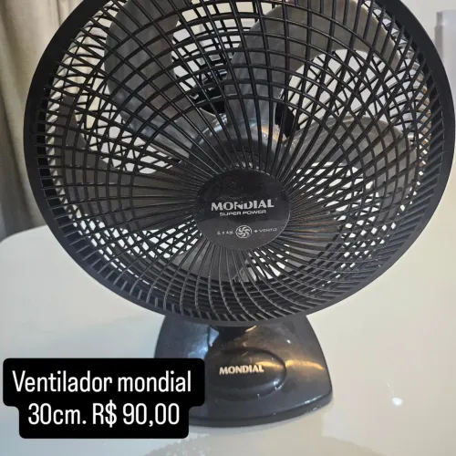 Ventilador mondial 30cm preto