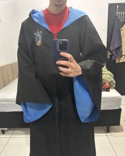 Capa Corvinal Harry Potter - Piticas Original
