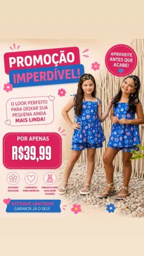 Vestido e conjuntos infantil femininos