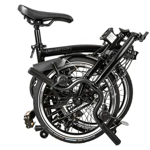 Bike Brompton M6L Black Edition 2016 em excelente estado de conservação.