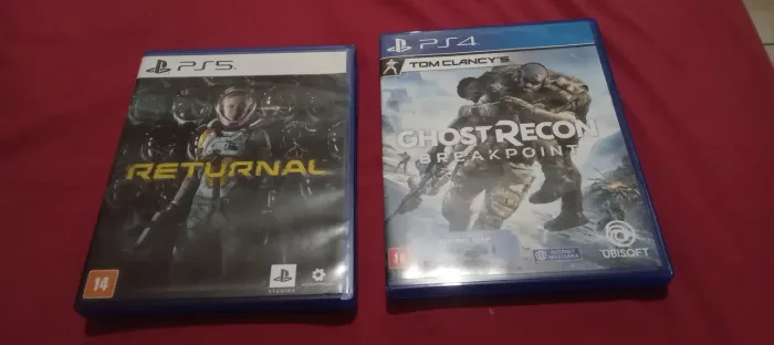 Returnal Ps5 e Ghost Recon Break Point