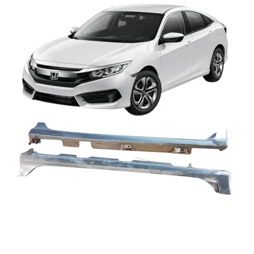 par spoiler lateral c/detalhe Honda Civic g10 2017 2021