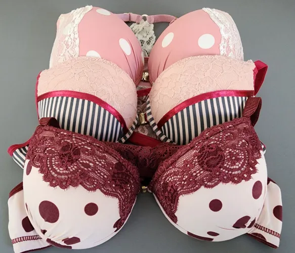Sutiãs Nadador Dois Rios kit com 3, Fecho Frontal & Renda nas Costas