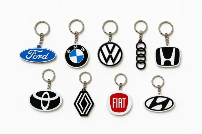 Chaveiros Automotivos 3D Ford BMW Audi VW Honda Toyota Fiat Renault Hyundai