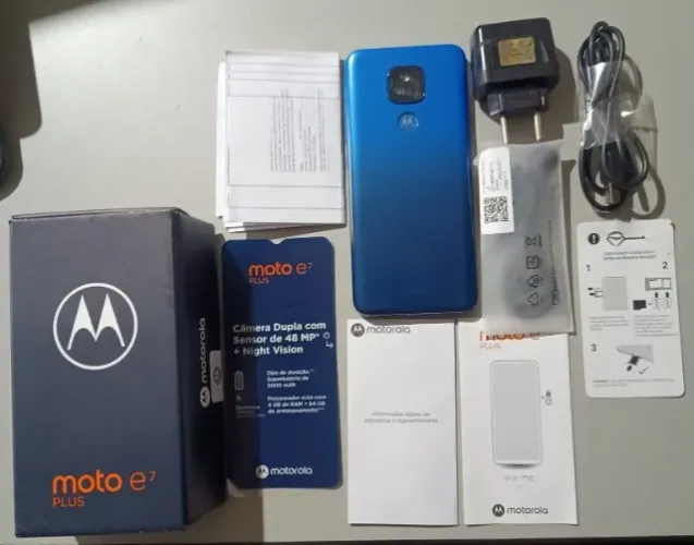 MOTO E7 PLUS - ÚNICO DONO COM NOTA FISCAL -OTIMO ESTADO