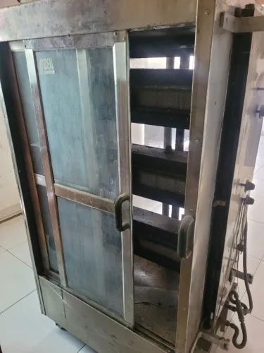 Máquina de assar frango dupla, 12 espetos