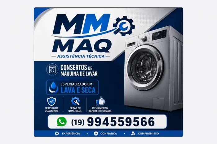 Conserto de máquinas de lavar e geladeiras