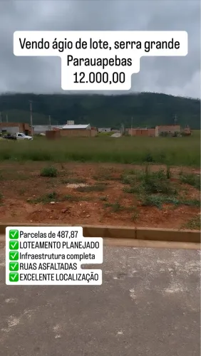 Vendo ágio de lote no residencial serra grande