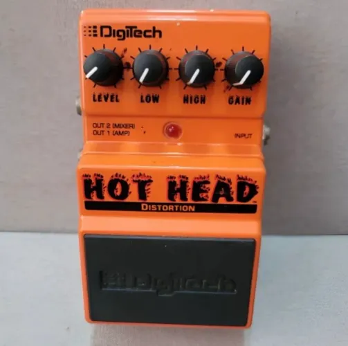 Pedal Digitech Hot Head distortion ( usado ) 