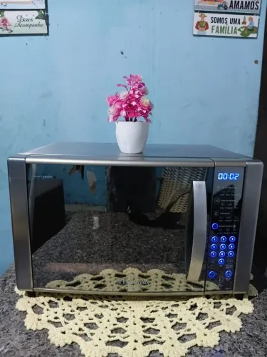 Micro-ondas Electrolux inox(espelhado)
