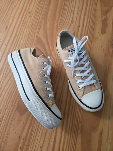 Tenis Converse All Star Plataforma Cor Caramelo BR 35