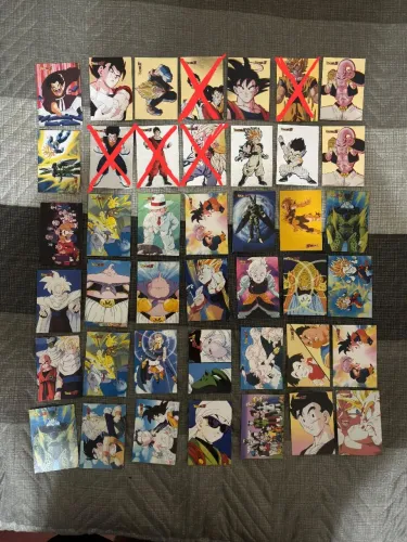 Cards Colecionáveis Dragon Ball Z Vintage Bird Studio - R$ 20 Cada / Vários Personagens