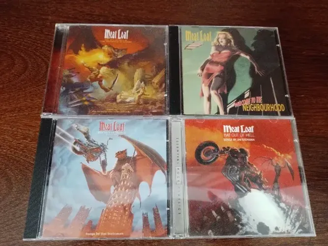 cd meat loaf coleçao com 4 cds