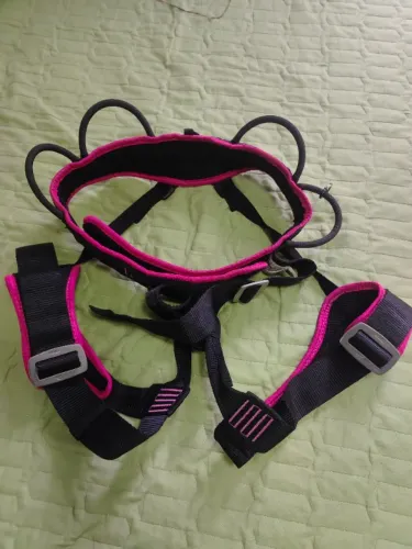 Cadeirinha Rapel Escalda Rosa