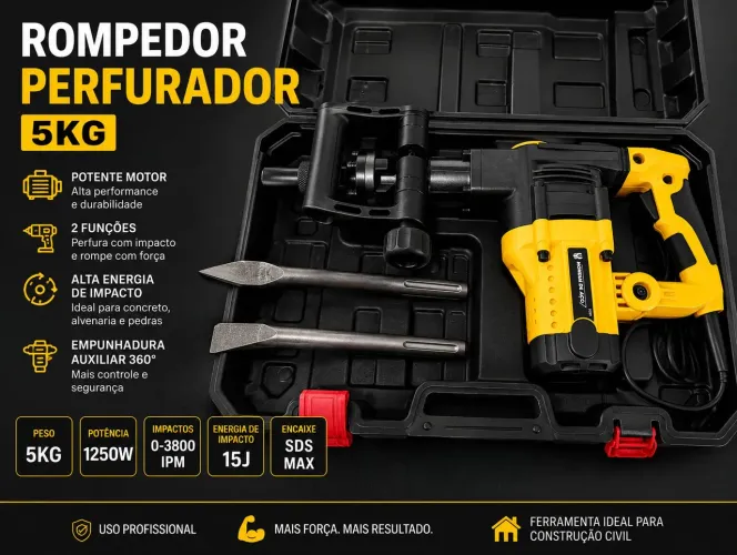 Rompedor perfurador