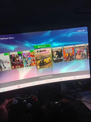 Xbox360 desbloqueado + dois controles