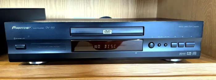 DVD Player Pioneer DV-333 Video Componente S-Video Funcionando 120V
