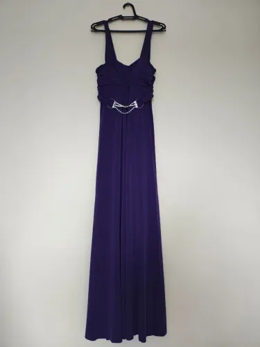 Vestido longo festa roxo