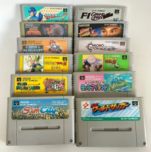 Jogos Super Famicom (Leia a descrição)