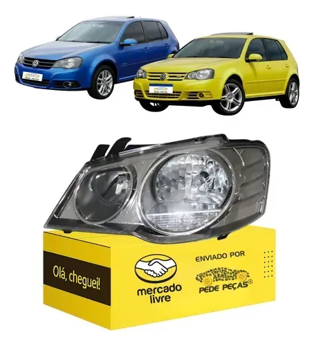 Farol Sinaleira Vw Golf 2008 09 10 11 12 2013 Cromomix Le Esquerdo/motorista