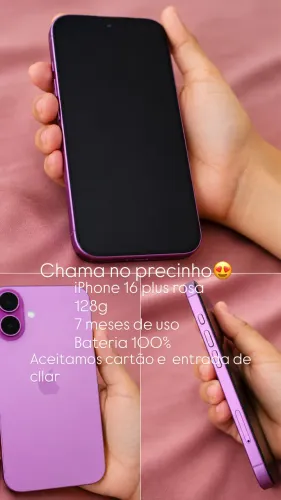 iPhone 16 plus rosa