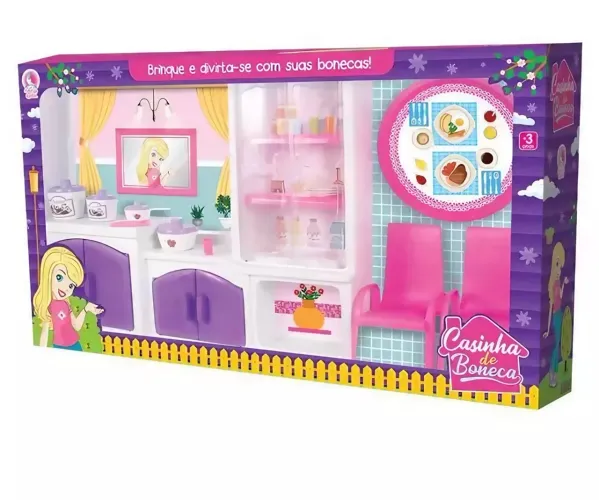 Cozinha de bonecas nova na caixa 