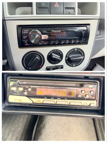 Aparelho Pioneer automotivo