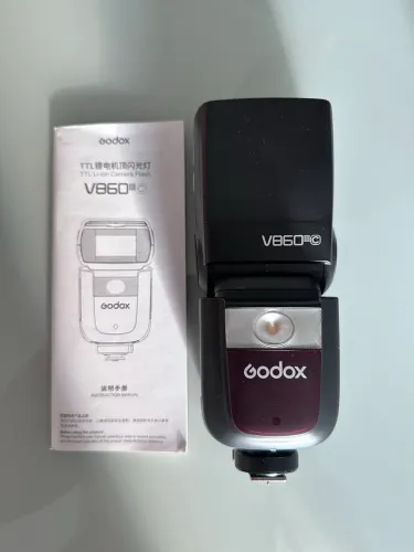 Flash godox a bateria v860 para canon