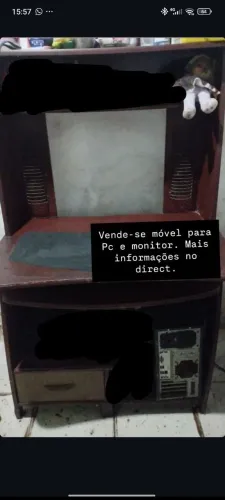 Vende-se móvel de Pc e monitor anos 2000