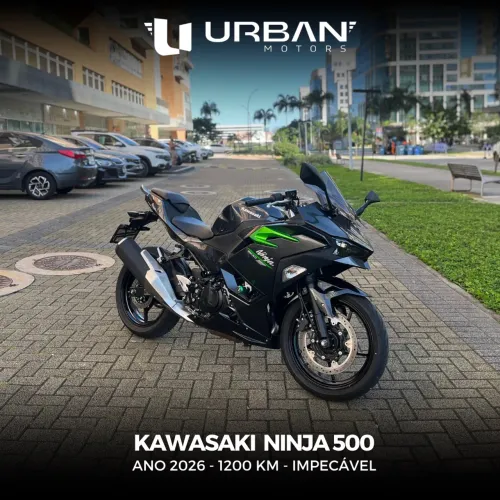 Kawasaki Ninja 500 - Baixo km - Impecável