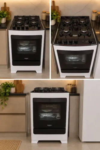 VENDO FOGÃO DAKO SUPREME GLASS 4 BOCAS - R$ 600,00