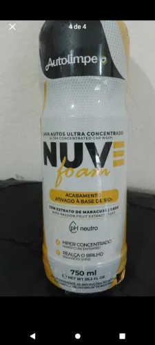 Shampo* automotivo pH neutro ( maracujá* aroma)