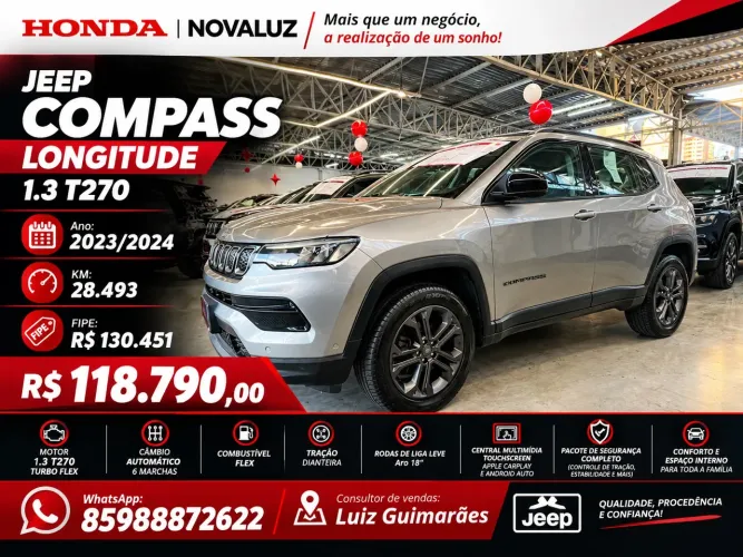Jeep Compass Long. T270 1.3 TB 4X2 Flex AUT 2024