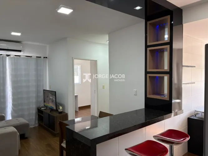 Apartamento com 2 dormitórios (1 suite) para alugar, 57 m² por R$ 3.512/mês - Al