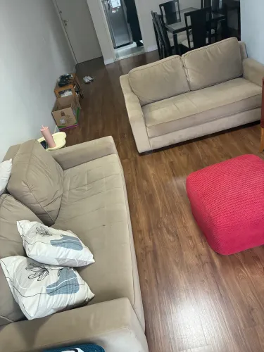 Conjunto de sofá 2 e 3 lugares