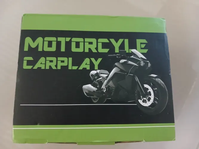 Multimidia para moto na caixa