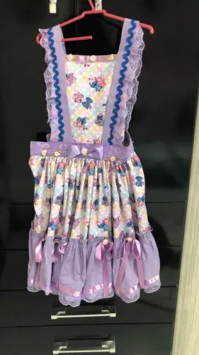 Vestido de festa junina tamanho 7-8 Sthitch e Angel