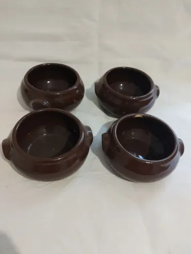 4 de Bowl de marca Nerina cor marrom